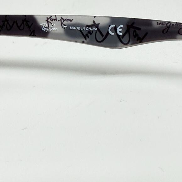 RAY-BAN RB5228 5405 Black Matte/Gray Eyeglasses Frame 53-17-140 H19521 - Picture 6 of 7